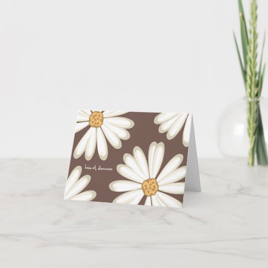 Bloemen Notitiekaartje (Voorkant)
