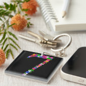 Bloemen Nummer Zeven Sleutelhanger (Voorkant Rechts)