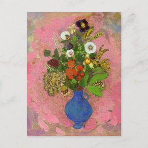 Bloemen, Odilon Redon 1905 Floral Painting Briefkaart