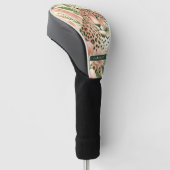  Bloemen Oerwoud Luipaard Golfheadcover (Schuin)