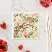 Bloemen Oerwoud Luipaard Servet (Insitu)