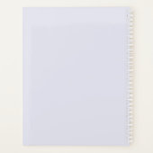 Bloemen Olieverfschilderij Elegante moderne Sjablo Planner (Achterkant)