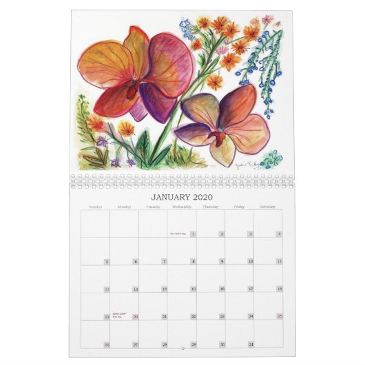 Bloemen om elke maand te snoeien kalender (Jan 2020)