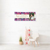 bloemen, om het even welke Leeftijd, Aangepaste F Spandoek (Insitu)