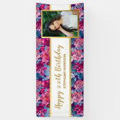 bloemen, om het even welke Leeftijd, Aangepaste F Spandoek (Verticaal)