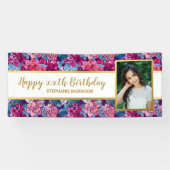 bloemen, om het even welke Leeftijd, Aangepaste F Spandoek (Horizontaal)