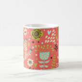 Bloemen om je te laten glimlachen koffiemok (Center)