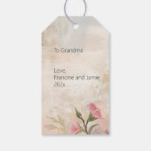  Bloemen Oma Moederdag Cadeaulabel (Achterkant)