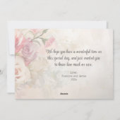 Bloemen Oma Moederdag Kaart (Achterkant)