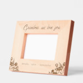 Bloemen Oma Namen Gegraveerd Houten Frame (Links)