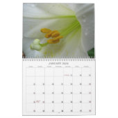 Bloemen Omhoog Sluiten Agenda Kalender (Jan 2026)