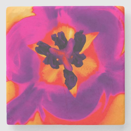 Bloemen onderzetter tulp (Voorkant)