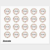 Bloemen onkruid sticker (Vel)