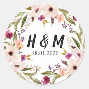 Bloemen onkruid sticker