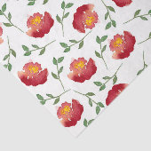 Bloemen (ontwerp 16 geel/Sinaasappel serie) Tissuepapier (Detail)