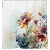 Bloemen ontwerp 310 douchegordijn (Voorkant)