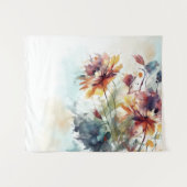 Bloemen ontwerp 310 wandkleed (Voorkant (horizontaal))