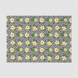 Bloemen (Ontwerp 47 Geel/Oranje Serie) Tissuepapier