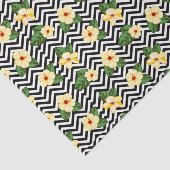 Bloemen (ontwerp 47 geel/Sinaasappel serie) Tissuepapier (Detail)