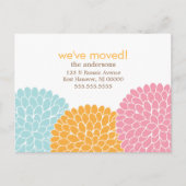 Bloemen ontwerp bewegende aankondigingen aankondigingskaart (Voorkant)