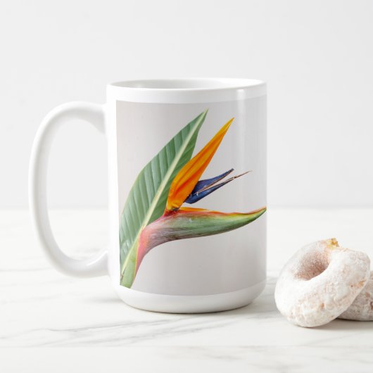 Bloemen ontwerp Mok (Met donut)