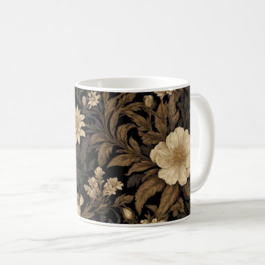 Bloemen ontwerp mok (Voorkant rechts)