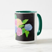 Bloemen ontwerp mok door Rashmi (Voorkant rechts)