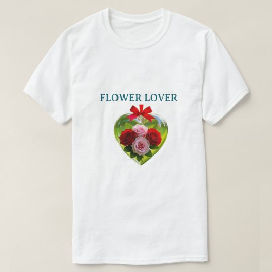 BLOEMEN ONTWERP T-SHIRT (Design voorkant)
