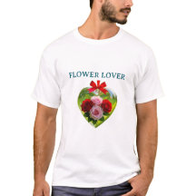 BLOEMEN ONTWERP T-SHIRT