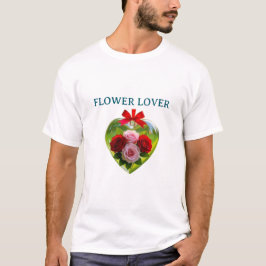BLOEMEN ONTWERP T-SHIRT
