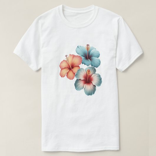 BLOEMEN ONTWERP T SHIRT (Design voorkant)
