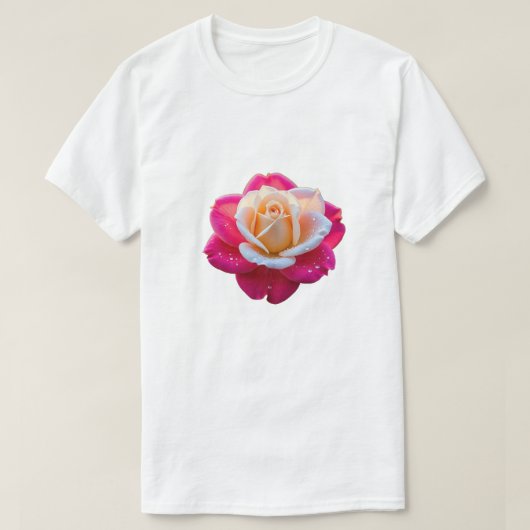 BLOEMEN ONTWERP T SHIRT (Design voorkant)