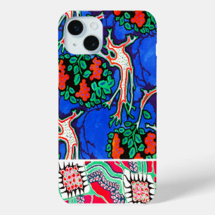 Bloemen Ontwerp Telefoonhoes iPhone 15 Mini Hoesje