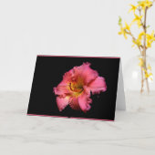 bloemen Ontworpen, het Denken aan u Kaart (Gele Bloem)