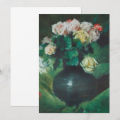 Bloemen (ook bekend als Rozen) door William Merrit (Voorkant / Achterkant)