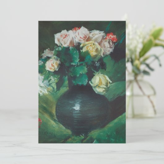 Bloemen (ook bekend als Rozen) van William Merritt (Staand voorkant)