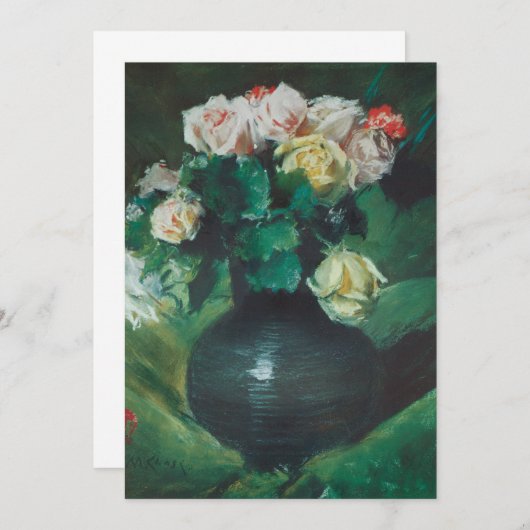 Bloemen (ook bekend als Rozen) van William Merritt (Voorkant / Achterkant)