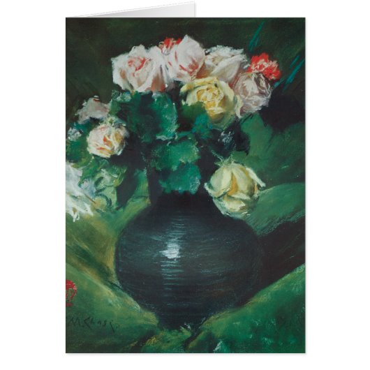 Bloemen (ook bekend als Rozen) van William Merritt (Voorkant)