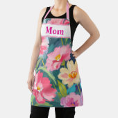 Bloemen op blauw schort (Insitu)