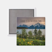 Bloemen op Colter Bay Magneet (Voorkant / Achterkant)