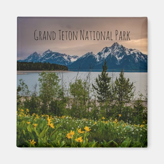 Bloemen op Colter Bay Magneet (Voorkant)