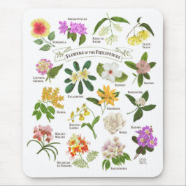Bloemen op de Filipijnen Muismat