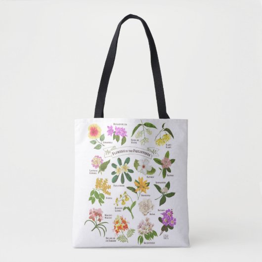 Bloemen op de Filipijnen Tote Bag (Voorkant)