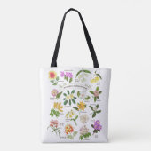 Bloemen op de Filipijnen Tote Bag (Achterkant)