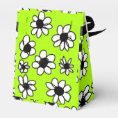 bloemen op de groene doos bedankdoosjes (Achterkant)