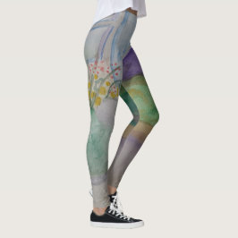 Bloemen op de Leggings van het venster
