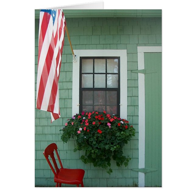 Bloemen op de schuur (Voorkant)