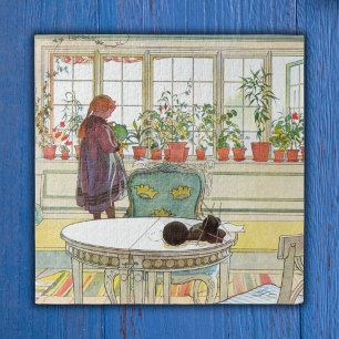 Bloemen op de vensterbank Carl Larsson Swedish Legpuzzel