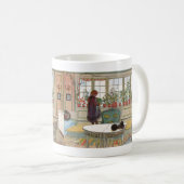 Bloemen op de vensterbank door Carl Larsson Koffiemok (Voorkant rechts)