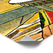 Bloemen op de vensterbank, poster (Hoek)